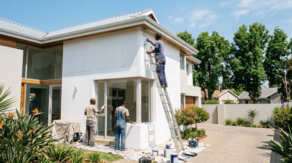 Professional painters working in Melkbosstrand, Cape Town Southern Peninsula